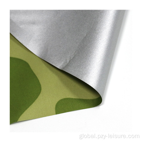 Pu Coated Polyester Taffeta Silver-coated Camouflage Pattern Polyester Taffeta Manufactory